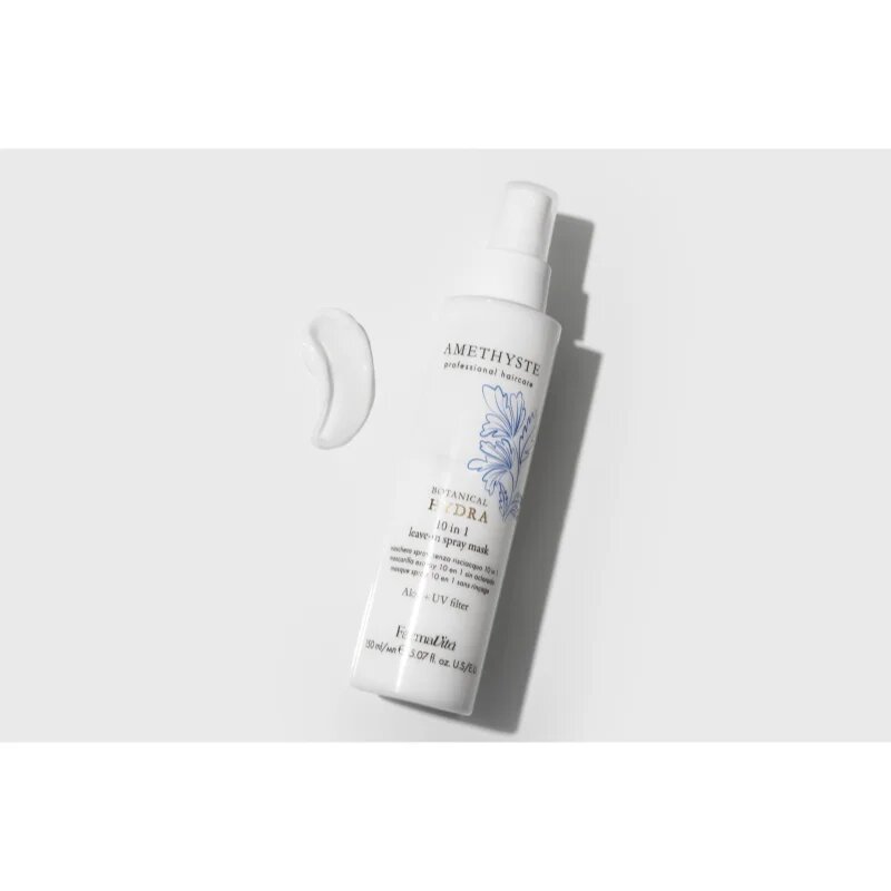 FarmaVita Amethyste Botanical Hydra интензивна маска в спрей без отмиване за топлинно третиране на косата с UV филтър 150 мл.