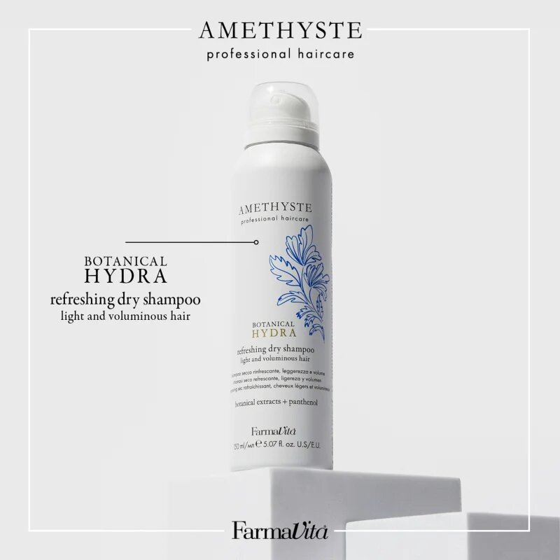 FarmaVita Amethyste Botanical Hydra сух шампоан с хидратиращ ефект с UV филтър 150 мл.