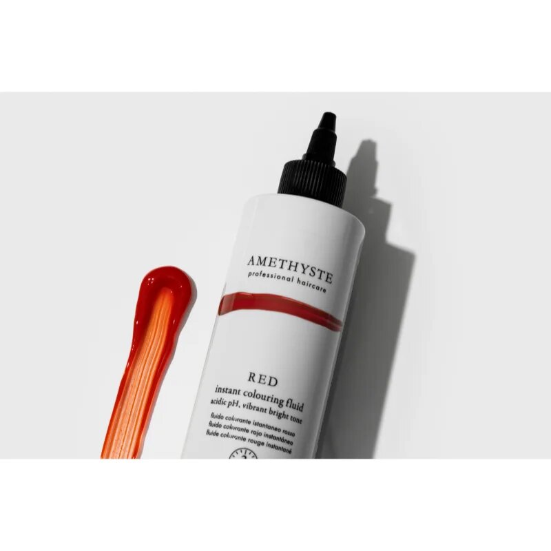 FarmaVita Amethyste Instant Colouring Fluid Възстановяваща цветна маска за коса с червени нюанси цвят Red 250 мл.