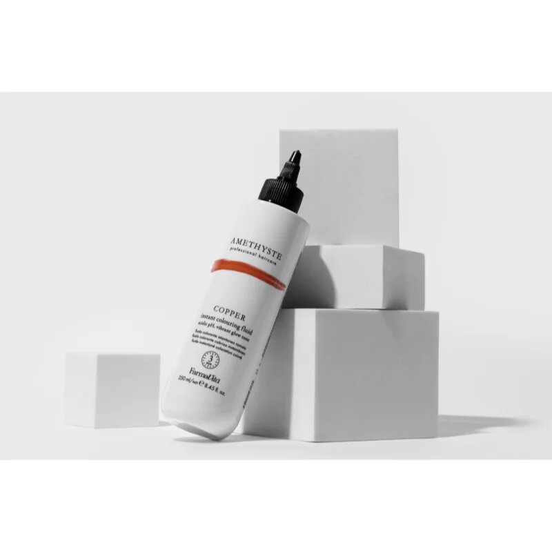 FarmaVita Amethyste Instant Colouring Fluid Възстановяваща цветна маска за медни тонове цвят Copper 250 мл.