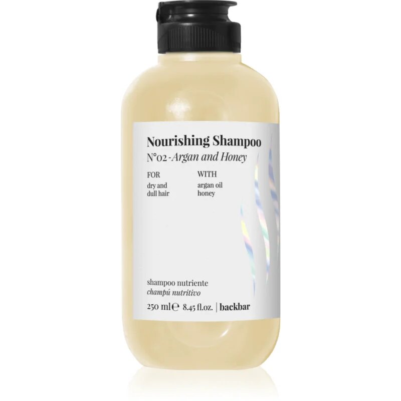 FarmaVita Backbar Nourishing подхранващ шампоан за възстановяване и подсилване на косата 250 мл.