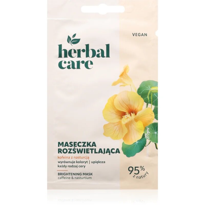 Farmona Herbal Care Caffeine & Nasturtium освежаваща маска за лице врат и деколкте 1 бр.