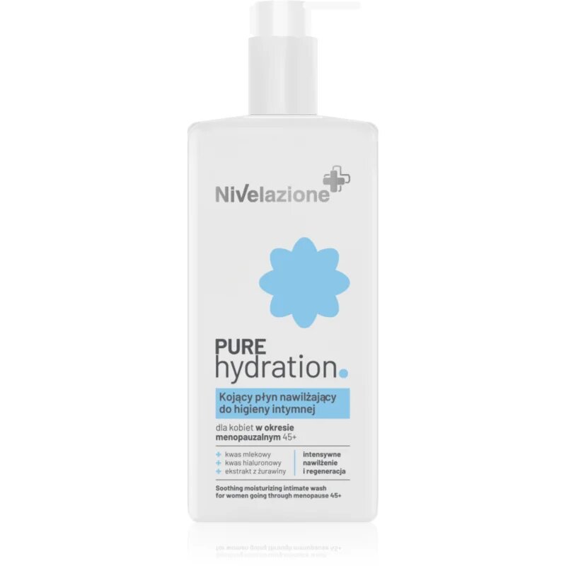 Farmona Nivelazione Soothing Moisturizing Intimate Wash гел за интимна хигиена за подпомагане на комфорта при менопауза 45+ 260 мл.