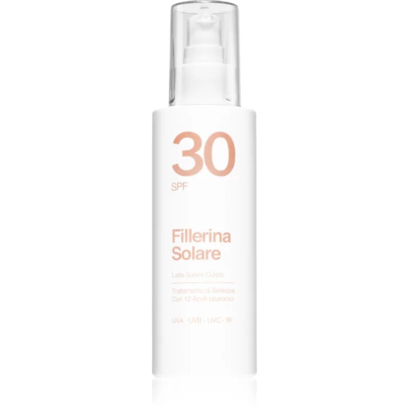 Fillerina Sun Beauty Body Sun Milk слънцезащитен крем за тяло SPF 30 150 мл.