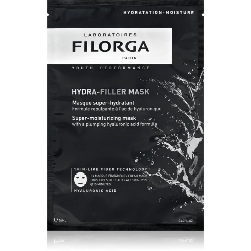 Filorga HYDRA-FILLER MASK хидратираща маска за лице с изглаждащ ефект 1 бр.