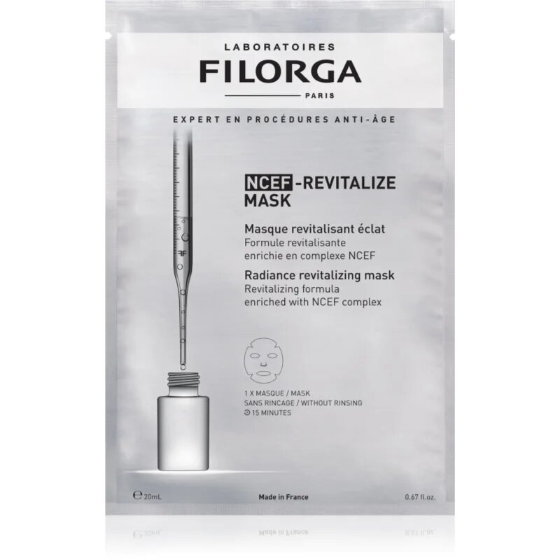 Filorga NCEF -REVITALIZE SHEET MASK ревитализираща маска за озаряване на лицето 20 мл.