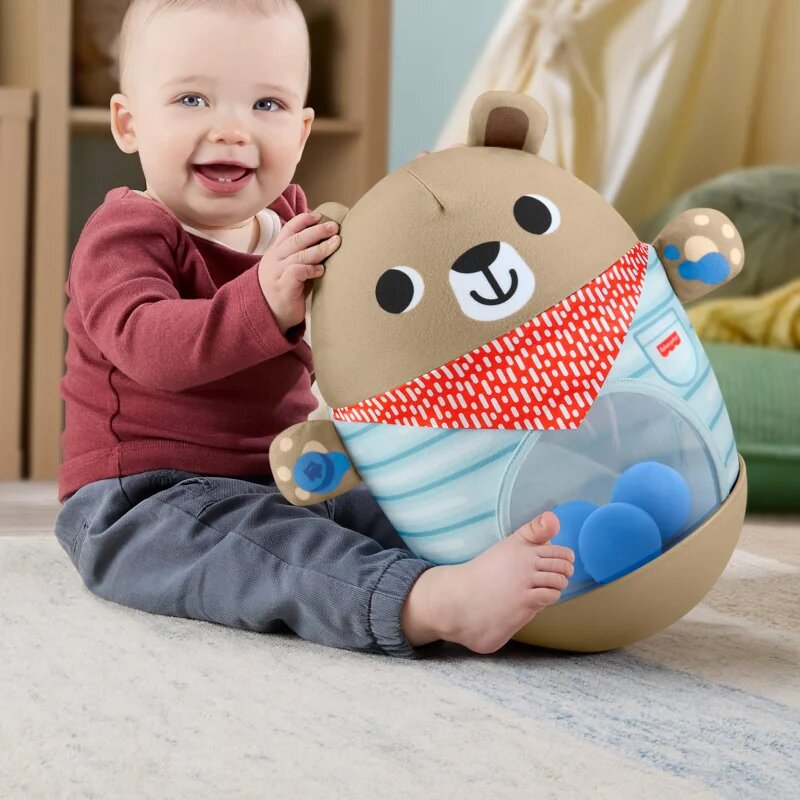 Fisher-Price Roly-Poly Activity Toy Bear люлееща се играчка 1 бр.