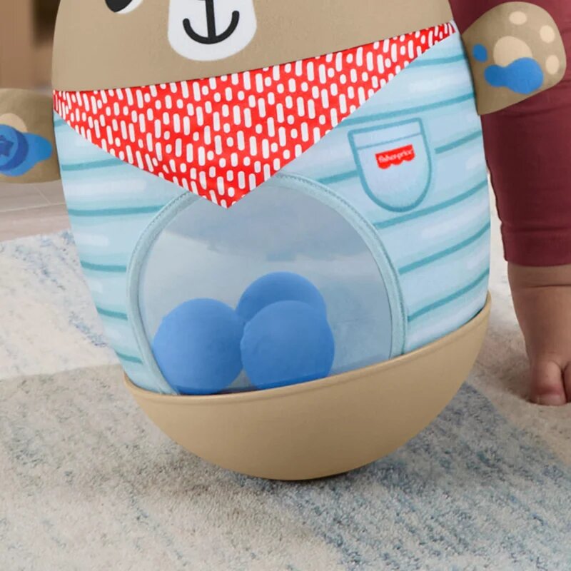 Fisher-Price Roly-Poly Activity Toy Bear люлееща се играчка 1 бр.