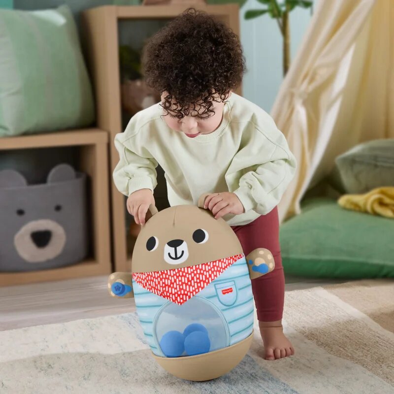 Fisher-Price Roly-Poly Activity Toy Bear люлееща се играчка 1 бр.