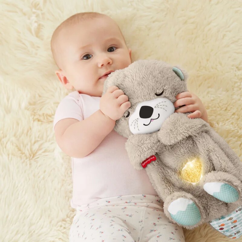 Fisher-Price Soothe & Settle Otter плюшена играчка с мелодия 1 бр.