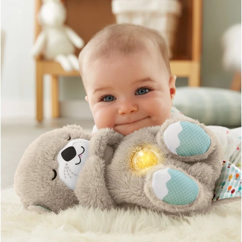 Fisher-Price Soothe & Settle Otter плюшена играчка с мелодия 1 бр.