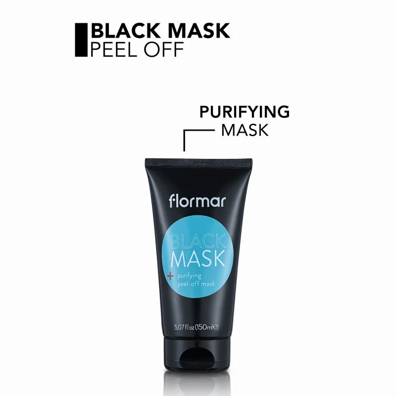 flormar Black Mask отлепваща се маска против черни точки 150 мл.