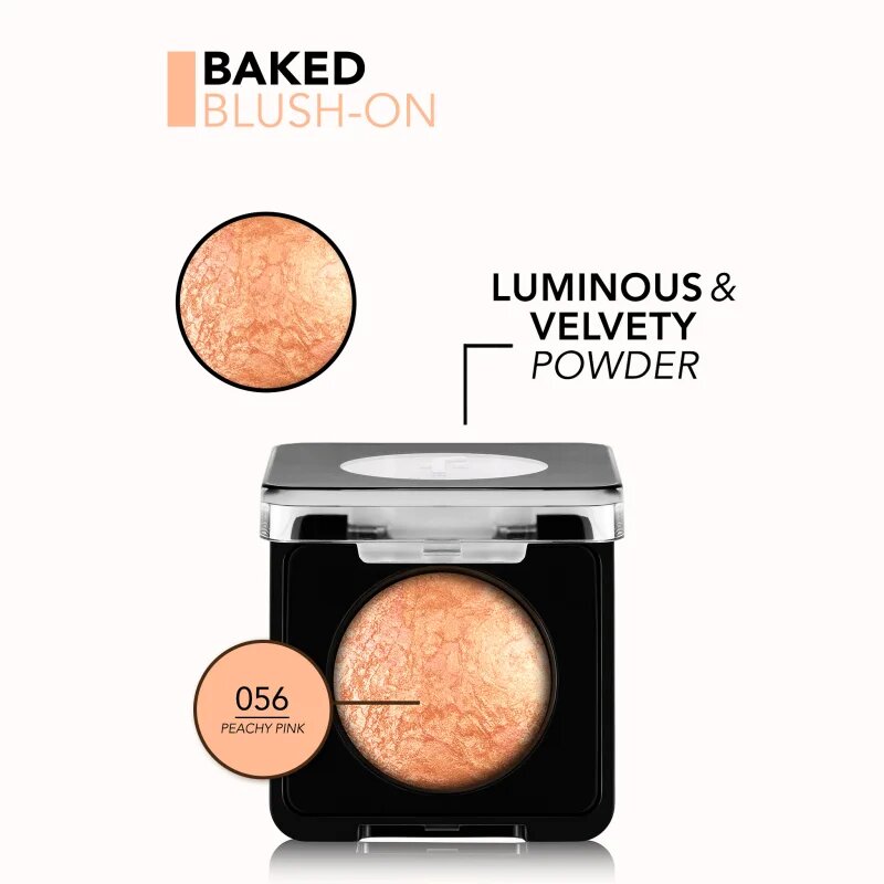 flormar Blush-On Baked освежаващ руж цвят 056 Peachy Pink 4 гр.
