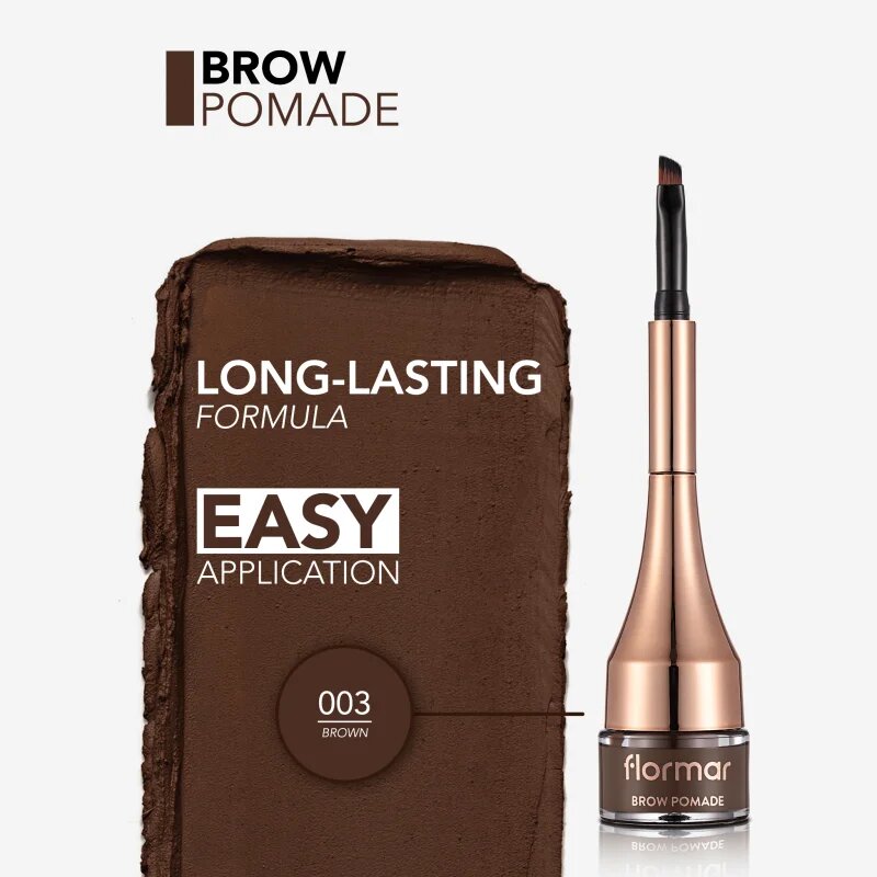 flormar Brow Pomade помада за вежди с четка цвят 03 Brown 22 гр.