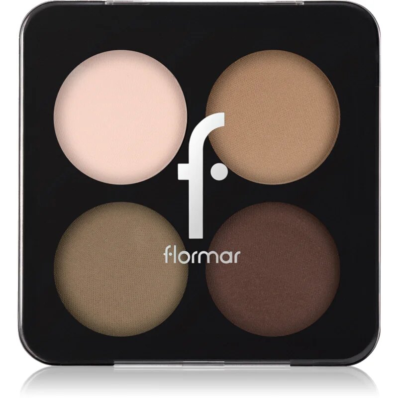 flormar Color Eyeshadow Palette палитра сенки за очи цвят 004 Swiss Chocolate 6 гр.