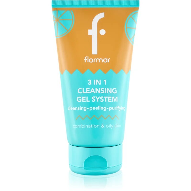 flormar Combination & Oily Skin 3in1 Cleansing Gel почистващ гел 3 в 1 за смесена и мазна кожа 150 мл.