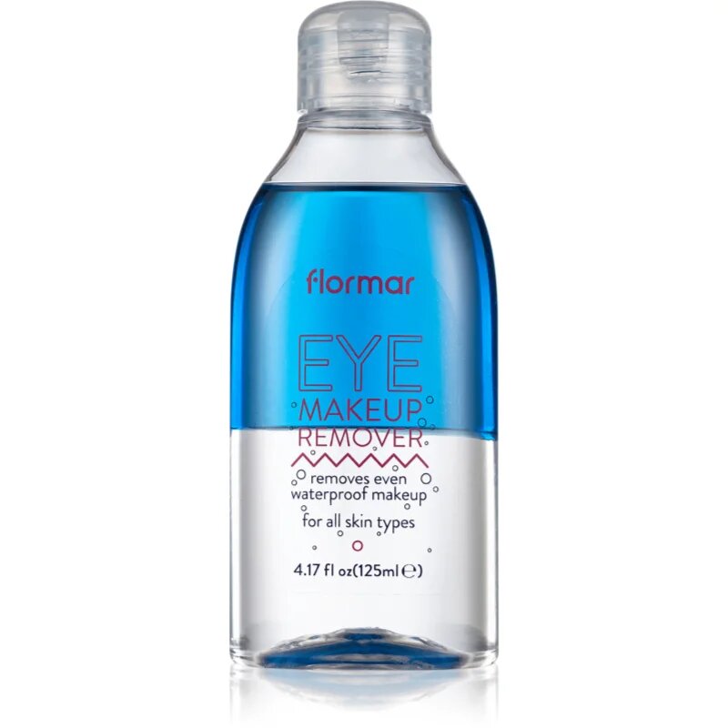 flormar Eye Makeup Remover двуфазов продукт за почистване на грим 125 мл.