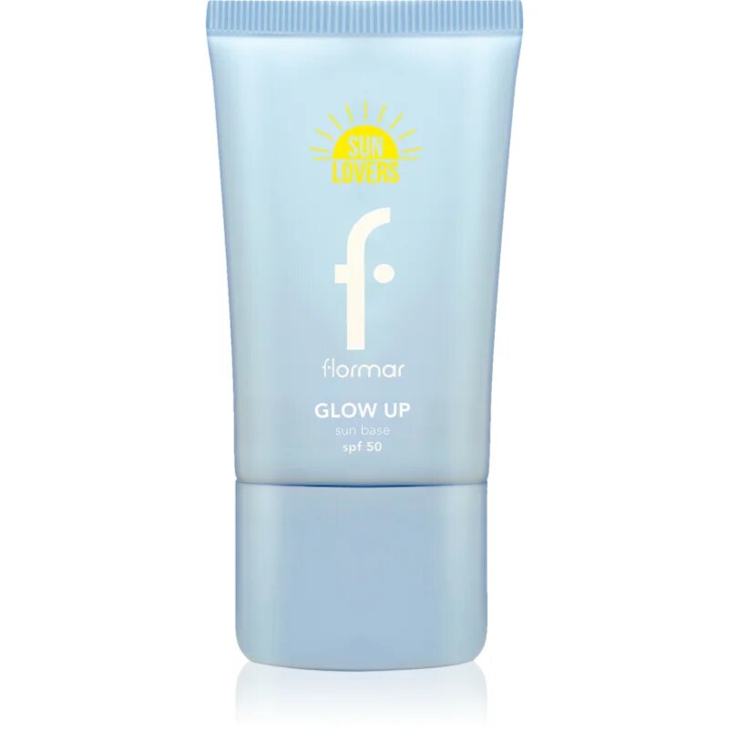 flormar Glow Up Sun Base SPF 50 хидратираща основа под фон дьо тен за озаряване на лицето SPF 50 40 мл.