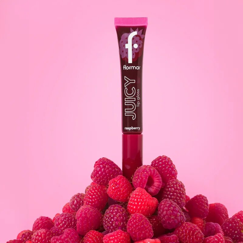 flormar Juicy Lip Gloss хидратиращ блясък за устни цвят 001 Raspberry 10 мл.