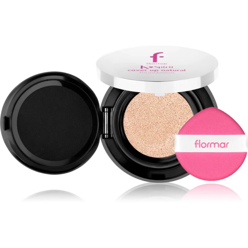 flormar K-Spirit Cover Up Natural Cushion Foundation дълготраен компактен фон дьо тен цвят 001 - Fair 80 гр.