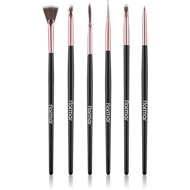 flormar Nail Art Brush Set комплект четки за нокти 6 бр.