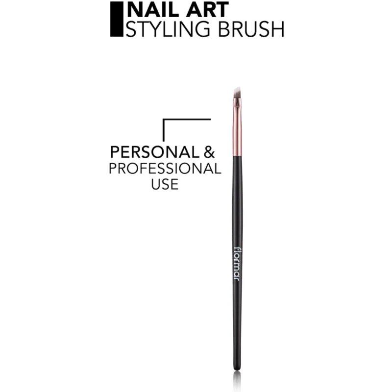 flormar Nail Art Styling Brush четка за декорация на нокти 1 бр.
