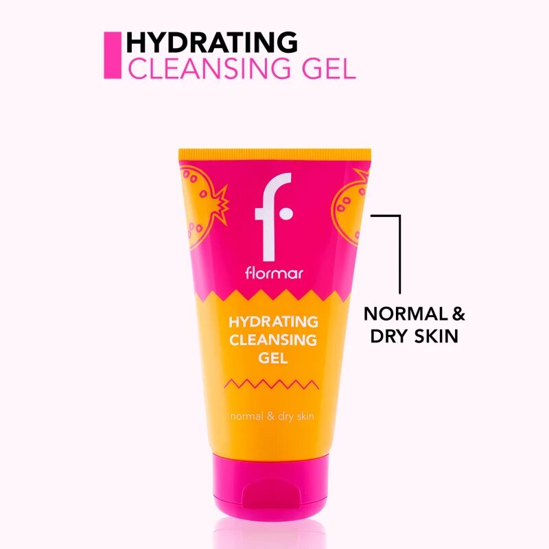flormar Normal & Dry Skin Cleansing Gel овлажняващ почистващ гел за нормална към суха кожа 150 мл.