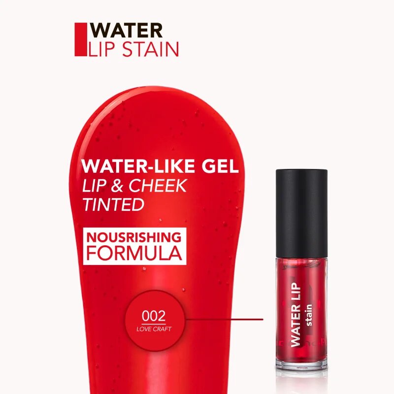 flormar Water Lip Stain боя за устни с подхранващ ефект цвят 002 Love Craft 6.4 мл.
