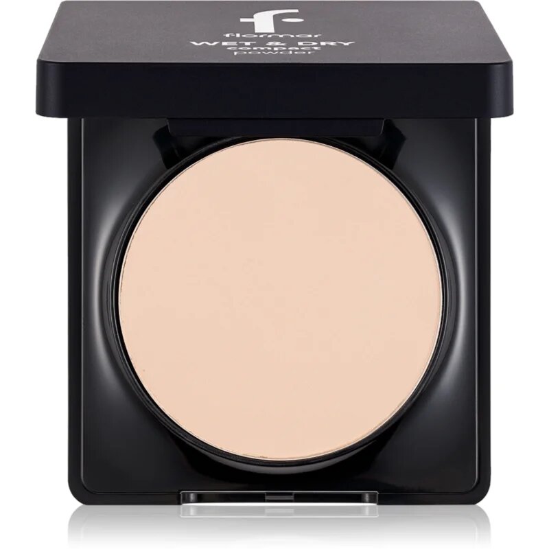 flormar Wet & Dry Compact Powder уеднаквяваща тена компактна пудра цвят 005 Medium Caramel 10 гр.