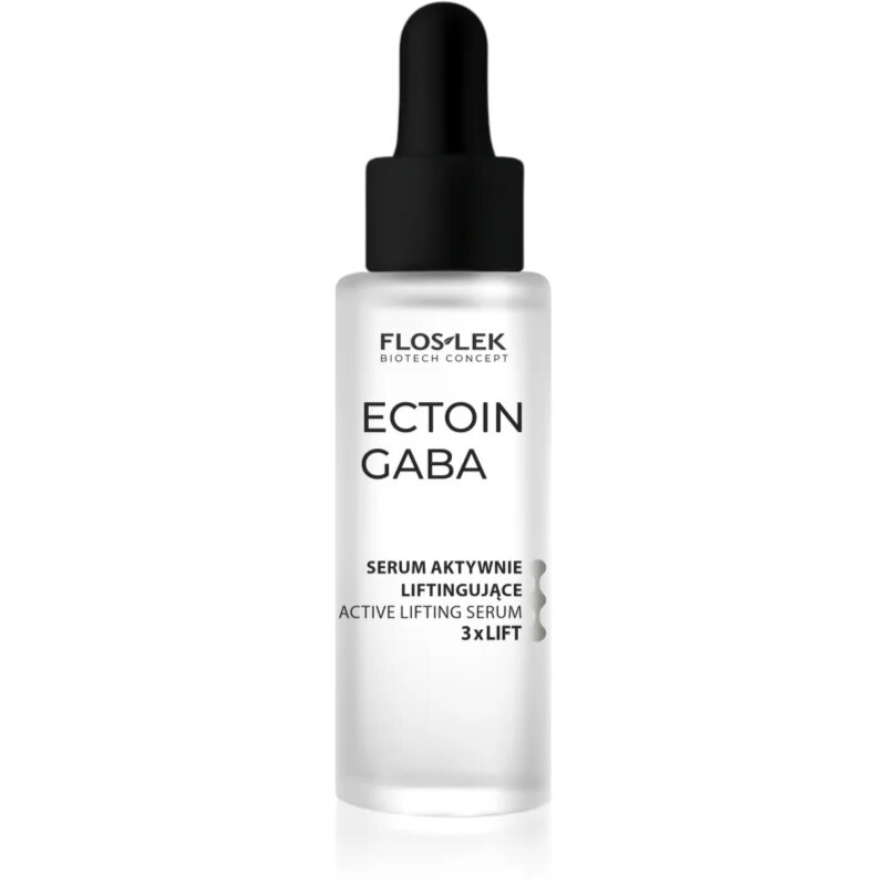 FlosLek Laboratorium Ectoin Gaba Active Lifting Face Serum 3xLift лифтинг серум за стягане на кожата 30 мл.