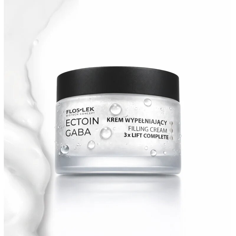 FlosLek Laboratorium Ectoin Gaba Filling Face Cream 3xLift Complete лифтинг крем за стягане на кожата 50 мл.