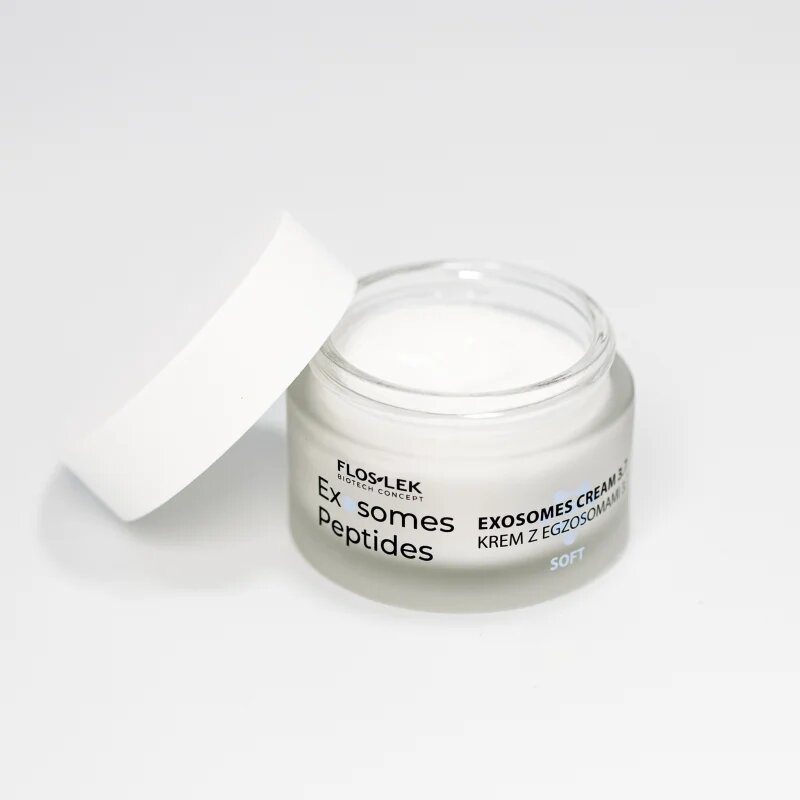 FlosLek Laboratorium Exosomes Peptides Face Cream Wrinkle-Reducing дневен крем против бръчки Soft 3.7 50 мл.