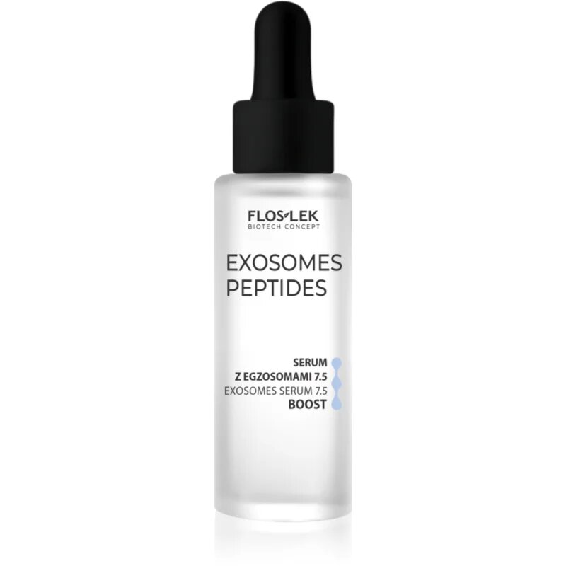 FlosLek Laboratorium Exosomes Peptides Face Serum Firming And Revitalising Boost ревитализиращ серум за зряла кожа 30 мл.