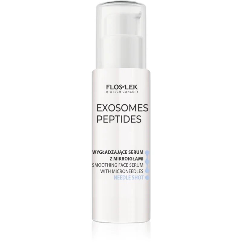 FlosLek Laboratorium Exosomes Peptides Smoothing Facial Serum With Microneedles успокояващ серум с микронидълинг 30 мл.