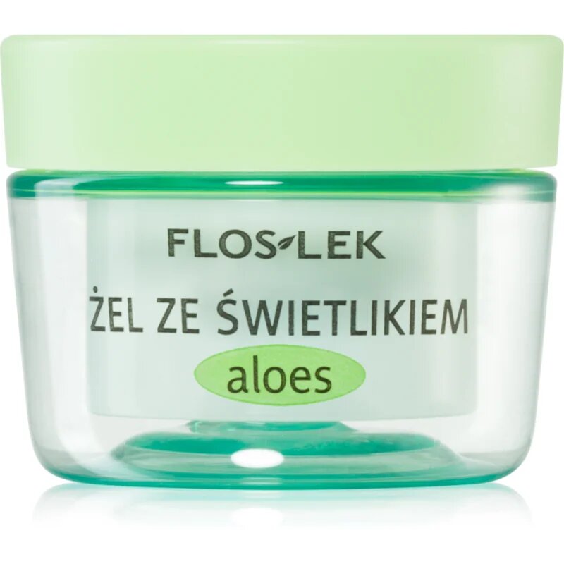 FlosLek Laboratorium Eye Care гел за околоочната зона с очанка и алое вера 10 гр.