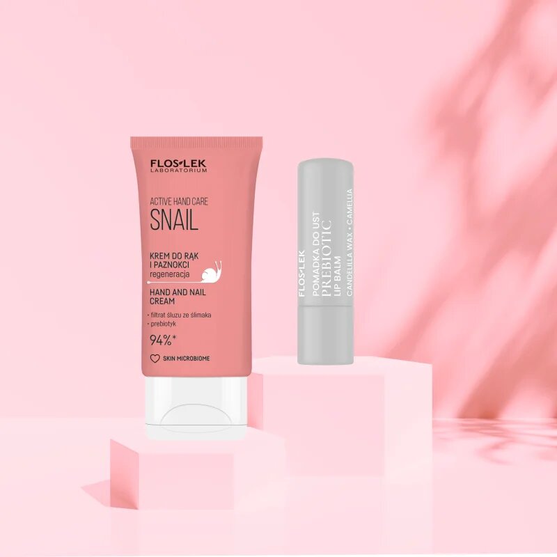 FlosLek Laboratorium Hand & Lip Snail подаръчен комплект