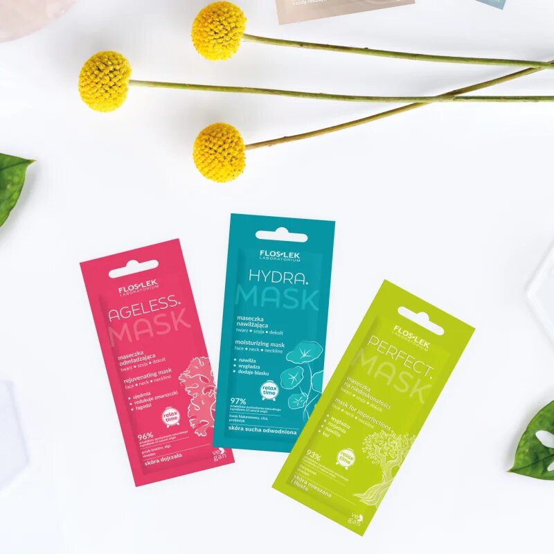 FlosLek Laboratorium Hello beauty! Set подаръчен комплект за нанасяне на маска за лице