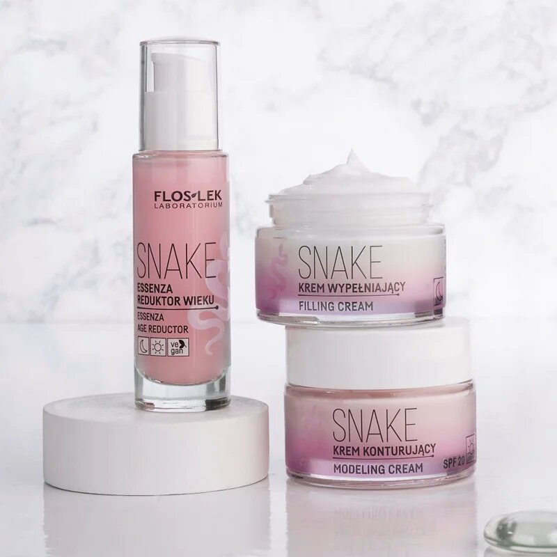 FlosLek Laboratorium Skin Care Expert Snake моделиращ крем с противобръчков ефект 60+ 50 мл.