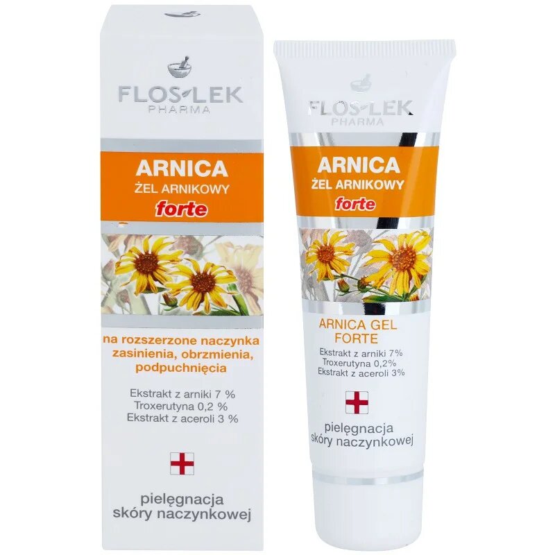 FlosLek Pharma Arnica успокояващ гел против отоци и тъмни кръгове 50 мл.