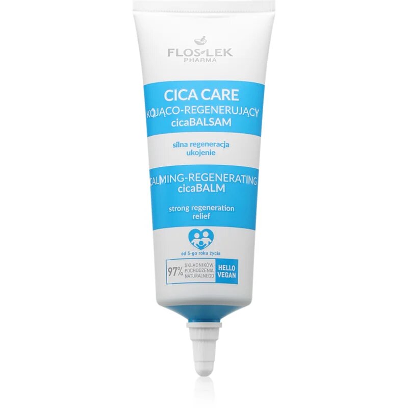 FlosLek Pharma Cica Care Calming-Regenerating CicaBalm успокояващ балсам за суха и чувствителна кожа 60 мл.