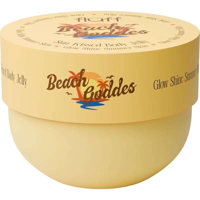 Fluff Glow Body Jelly Beach Goddes гел за тяло с озаряващ ефект 150 мл.