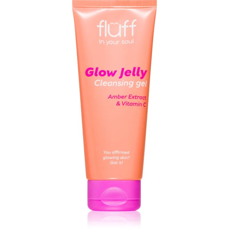 Fluff Glow Jelly почистващ гел за лице с витамин С 100 мл.