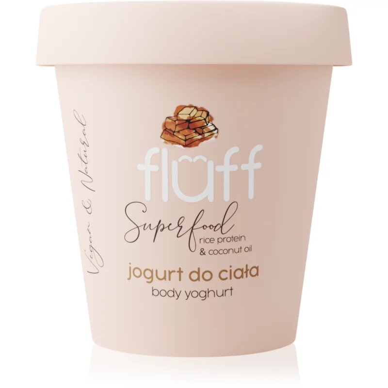 Fluff Superfood Chocolate йогурт за тяло Rice Protein & Coconut Oil 180 мл.