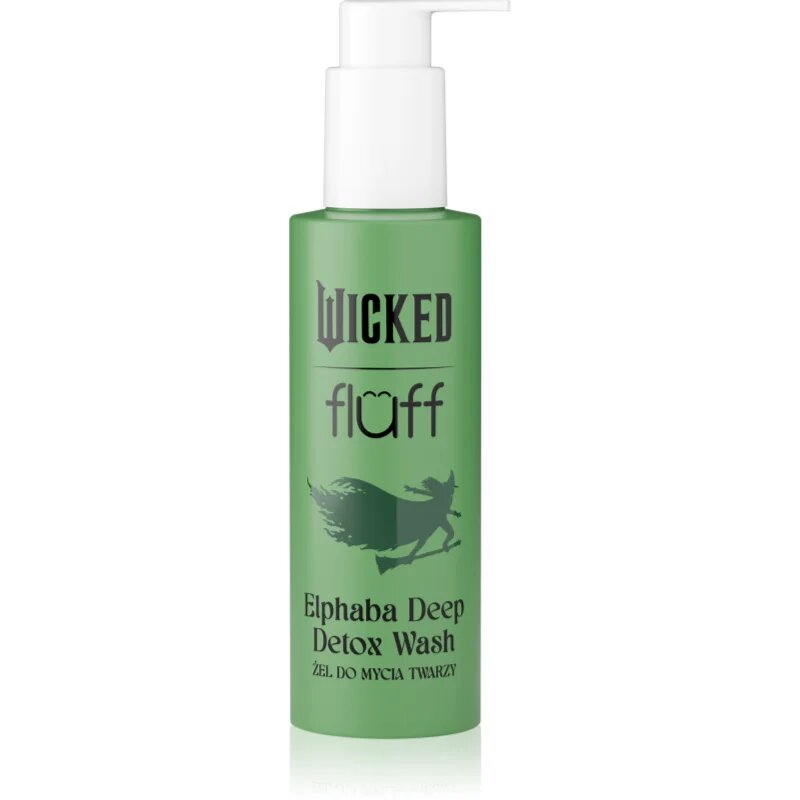 Fluff Wicked Elphaba Deep Detox Wash почистващ гел за лице 150 мл.