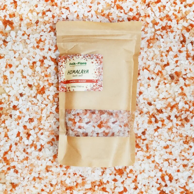 Folk & Flora Himalaya релаксираща сол за вана 500 гр.