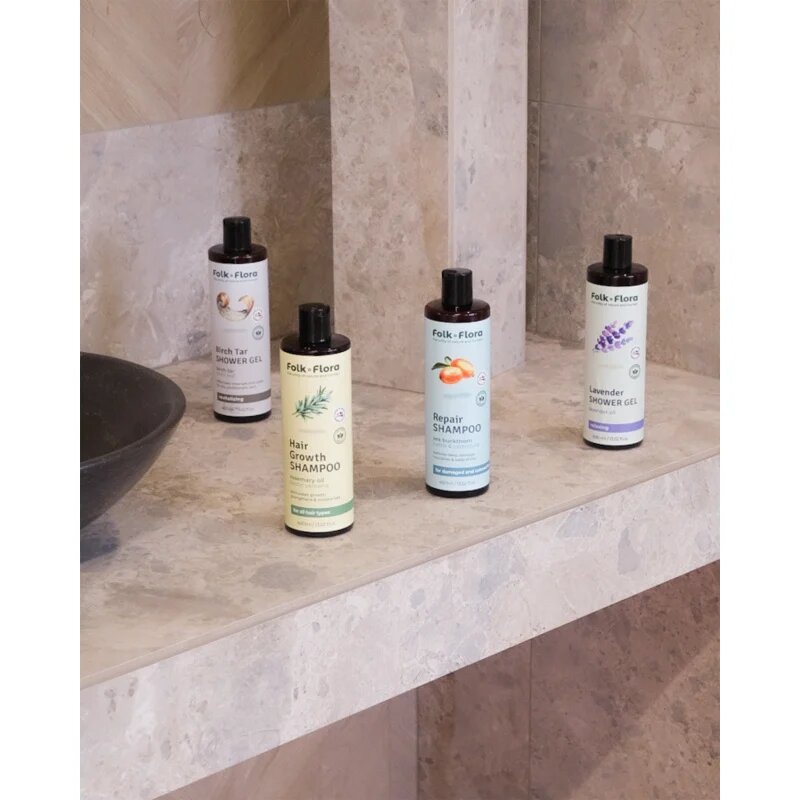 Folk & Flora Lavender релаксиращ душ гел 400 мл.