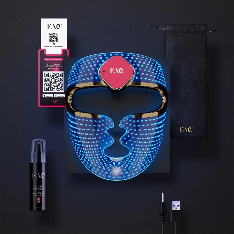 FOREO FAQ™ 201 уред за изглаждане и редуциране на бръчки с LED подсветка 1 бр.