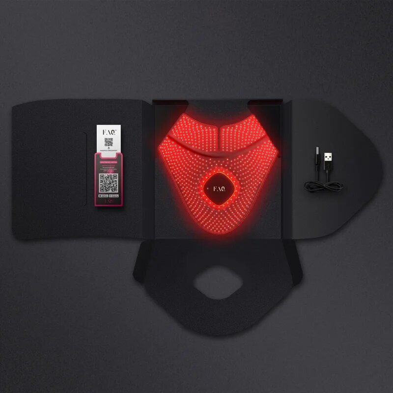 FOREO FAQ™ 211 LED маска за шия и деколте против стареене на кожата 1 бр.
