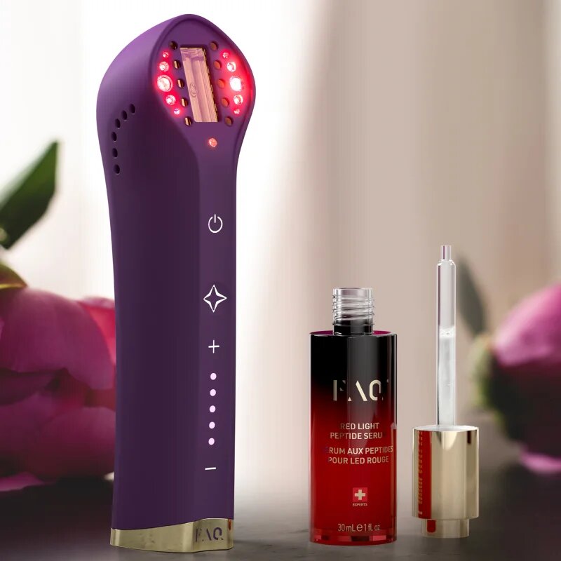 FOREO FAQ™ 501 уред за изглаждане и редуциране на бръчки с червена LED светлина 1 бр.