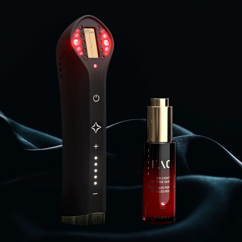 FOREO FAQ™ 502 модерен уред за ревитализиране и подмладяване на кожата с LED и NIR осветление 1 бр.